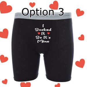 Personalized Men’s Underwear – Funny 'I Sucked It So It's Mine, Husband …